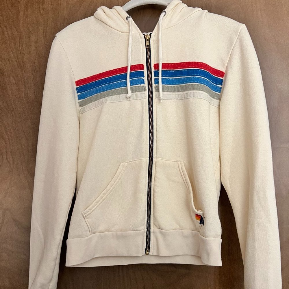 Aviator Nation 5 Stripe Hoodie